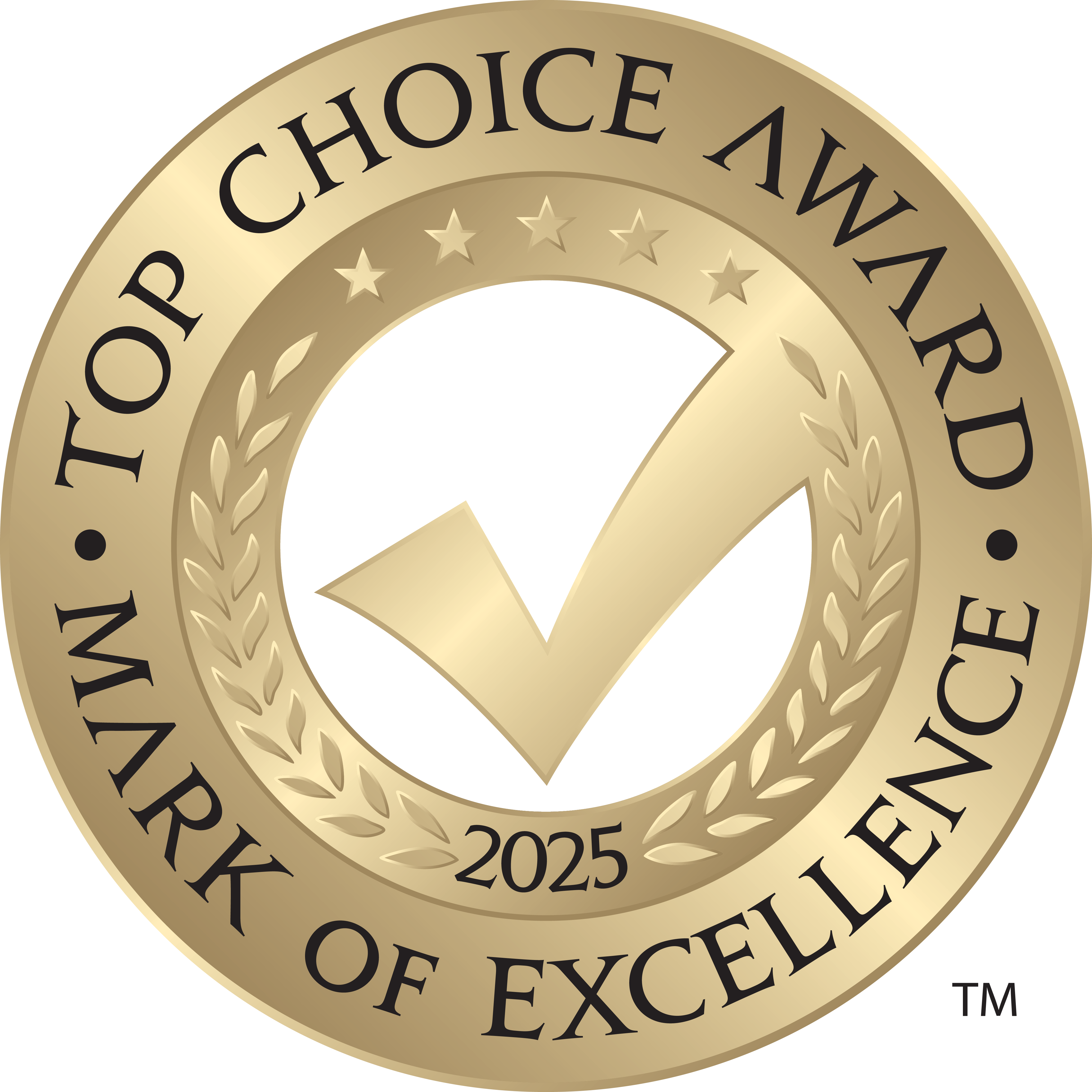 2025 Top Choice Award Mark of Excellence